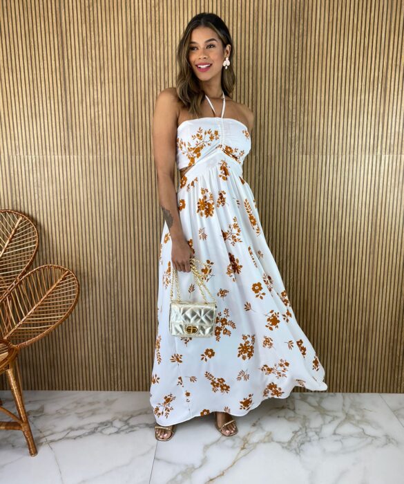 fernandaramosstore com br vestido longo com bojo com abertura estampado branco