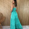 fernandaramosstore com br vestido longo com bojo franzido e amarracao estampado verde 1