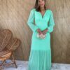 fernandaramosstore com br vestido longo com bojo manga longa decote v tule verde 1