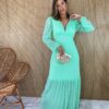 fernandaramosstore com br vestido longo com bojo manga longa decote v tule verde