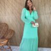 fernandaramosstore com br vestido longo com bojo manga longa decote v tule verde 3