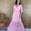 fernandaramosstore com br vestido longo com bojo tule manga 34 rosa