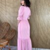 fernandaramosstore com br vestido longo com bojo tule manga 34 rosa 5