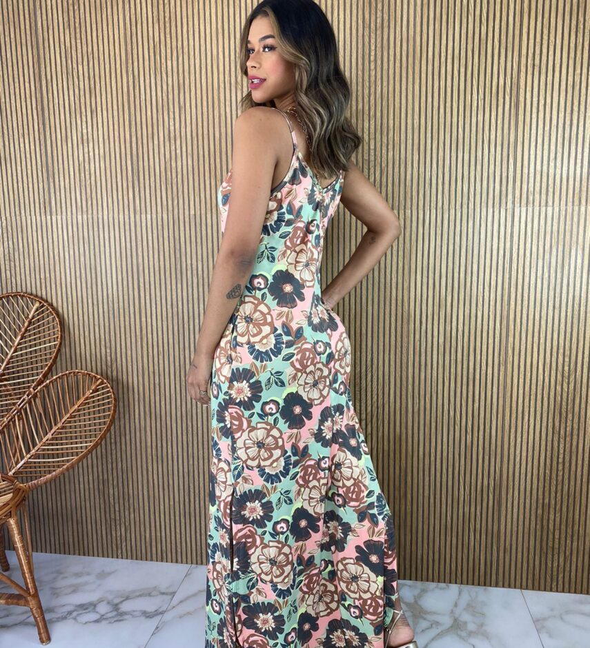 fernandaramosstore com br vestido longo de malha alca fina com bolso estampado verde 3