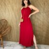 fernandaramosstore com br vestido longo de malha alca fina vermelho 2