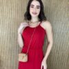 fernandaramosstore com br vestido longo de malha alca fina vermelho 3