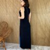 fernandaramosstore com br vestido longo de malha alca grossa azul bic e preto 4