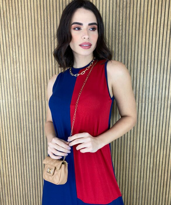 fernandaramosstore com br vestido longo de malha alca grossa azul e vermelho