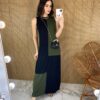 fernandaramosstore com br vestido longo de malha alca grossa verde e preto 5