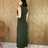 fernandaramosstore com br vestido longo de malha alca grossa verde militar e preto 4