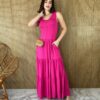 fernandaramosstore com br vestido longo de malha pink sem bojo camadas 2