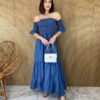 fernandaramosstore com br vestido longo jeans com lastex ombro a ombro 3