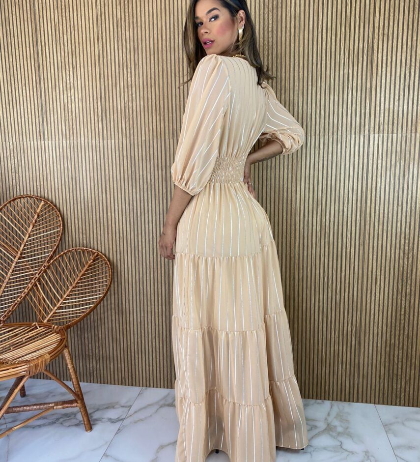 fernandaramosstore com br vestido longo manga 34 sem bojo lastex atras bege 3