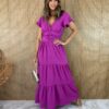 fernandaramosstore com br vestido longo manga curta sem bojo viscolinho fucsia