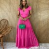 fernandaramosstore com br vestido longo sem bojo com botoes babadinho nas mangas pink 1