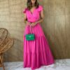 fernandaramosstore com br vestido longo sem bojo com botoes babadinho nas mangas pink 4