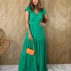 fernandaramosstore com br vestido longo sem bojo com botoes babadinho nas mangas verde 5