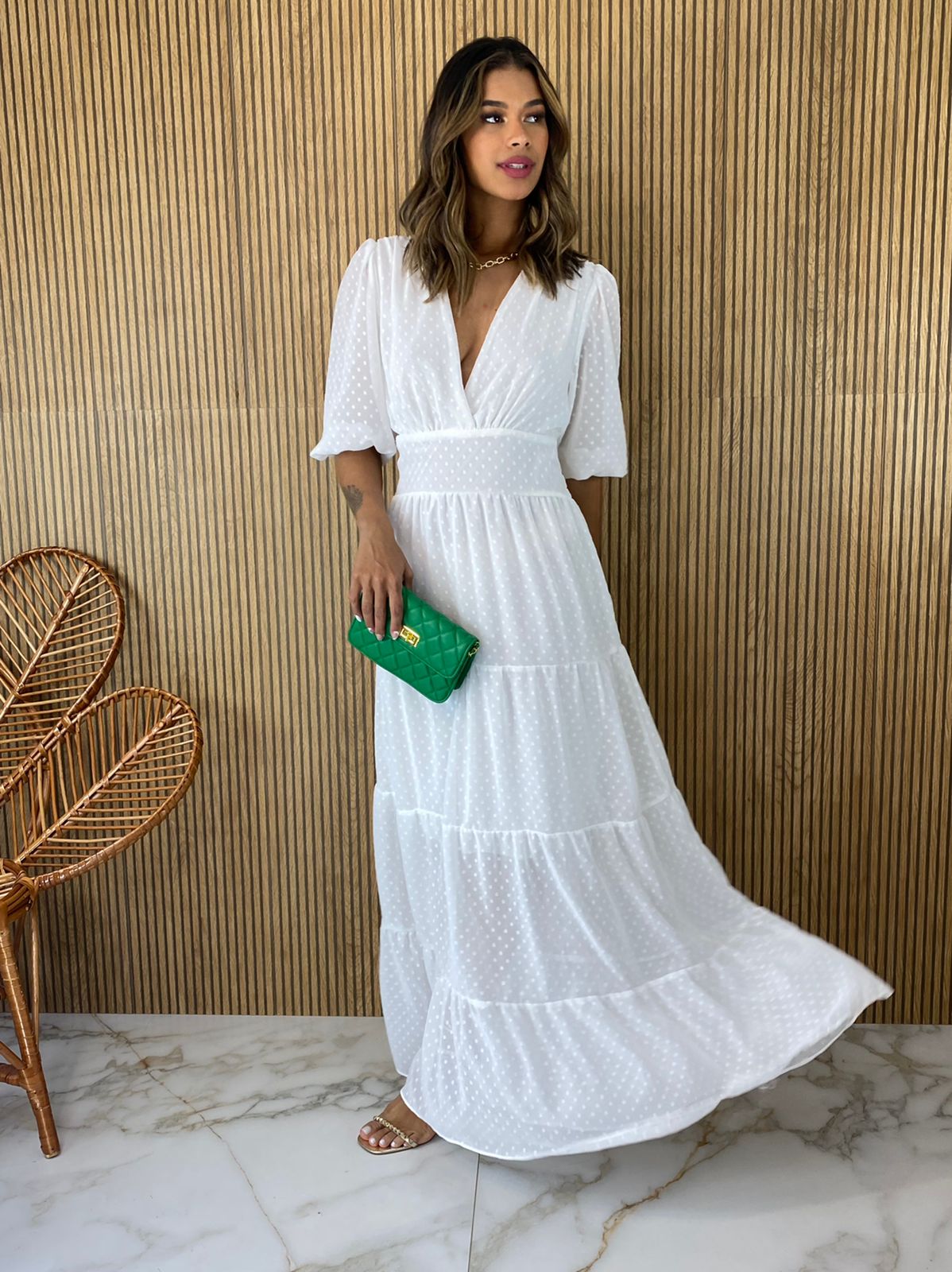 vestido de mulher longo de verao moda branco sem costas roupas