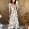 fernandaramosstore com br vestido longo sem bojo estampa floral fundo verde com lastex