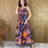 fernandaramosstore com br vestido longo sem bojo estampado flores com amarracao 2