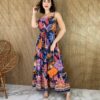 fernandaramosstore com br vestido longo sem bojo estampado flores com amarracao 3