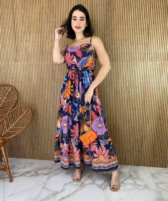 fernandaramosstore com br vestido longo sem bojo estampado flores com amarracao 3