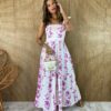 fernandaramosstore com br vestido longo sem bojo floral fucsia branco amarracao na alca 2