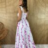 fernandaramosstore com br vestido longo sem bojo floral fucsia branco amarracao na alca 4