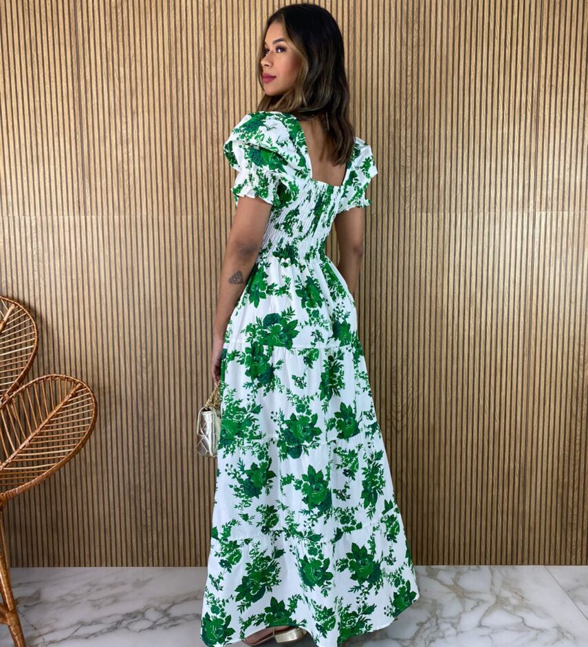 fernandaramosstore com br vestido longo sem bojo floral verde bandeira manga bufante 1