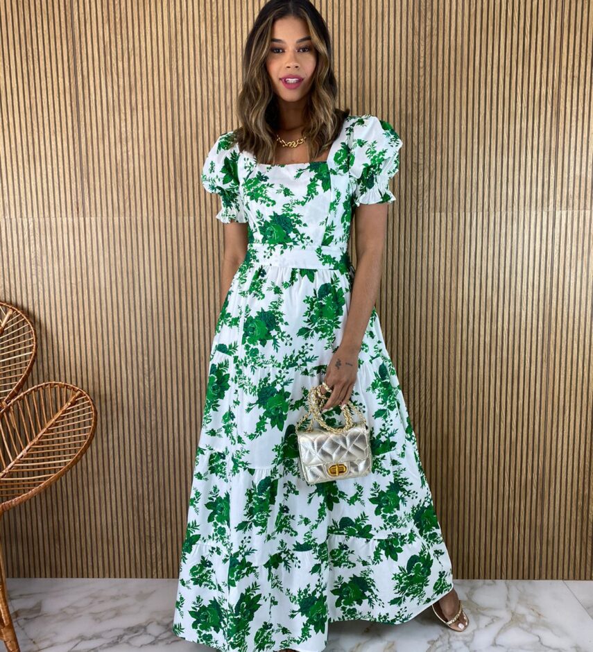fernandaramosstore com br vestido longo sem bojo floral verde bandeira manga bufante