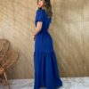 fernandaramosstore com br vestido longo sem bojo manga curta com fenda azul marinho 1