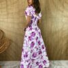 fernandaramosstore com br vestido longo sem bojo off white floral fucsia manga bufante