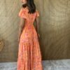fernandaramosstore com br vestido longo sem bojo viscolinho estampado laranja 1