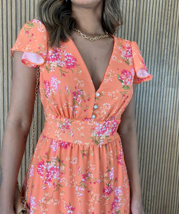 fernandaramosstore com br vestido longo sem bojo viscolinho estampado laranja 2