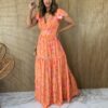 fernandaramosstore com br vestido longo sem bojo viscolinho estampado laranja 4