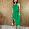 fernandaramosstore com br vestido midi com bojo alcas regulaveis com amarracao verde 4