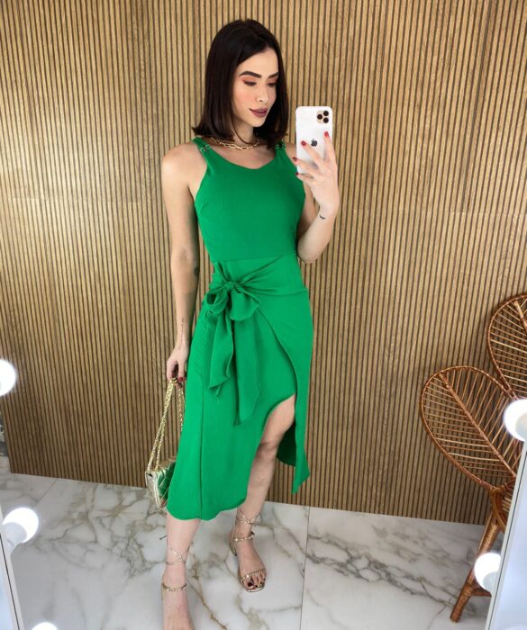 fernandaramosstore com br vestido midi com bojo alcas regulaveis com amarracao verde 7