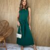 fernandaramosstore com br vestido midi de malha alca grossa com amarracao verde 1