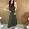 fernandaramosstore com br vestido midi de malha gola verde militar 1