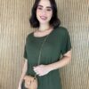 fernandaramosstore com br vestido midi de malha manga curta gola redonda verde militar 2