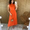 fernandaramosstore com br vestido midi de malha sem bojo gola laranja