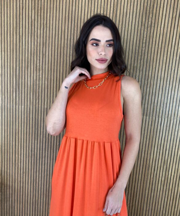 fernandaramosstore com br vestido midi de malha sem bojo gola laranja 3