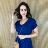 fernandaramosstore com br vestido midi de malha sem bojo manga curta azul marinho 4