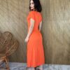 fernandaramosstore com br vestido midi de malha sem bojo manga curta laranja 1