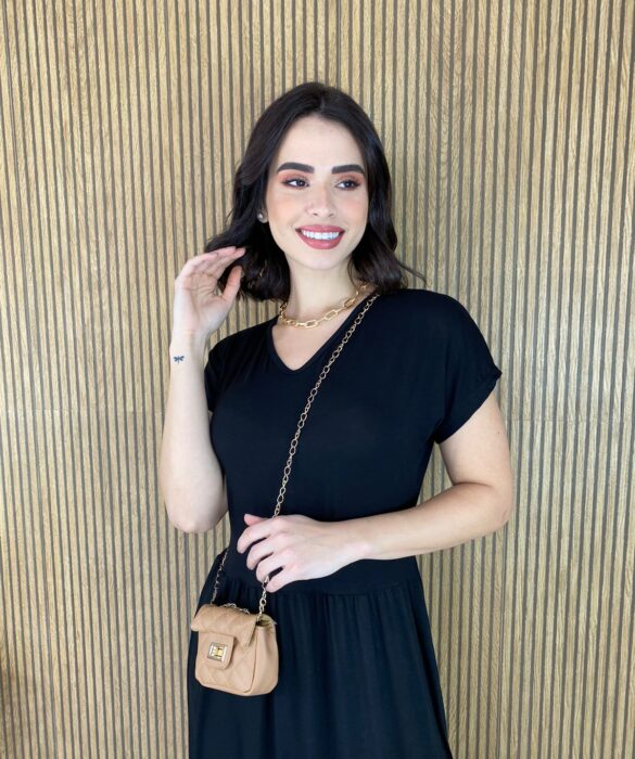 fernandaramosstore com br vestido midi de malha sem bojo manga curta preto 2