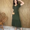 fernandaramosstore com br vestido midi de malha sem bojo manga curta verde militar 1