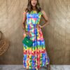 fernandaramosstore com br vestido midi sem bojo amarracao nas alcas estampado quadriculado 2