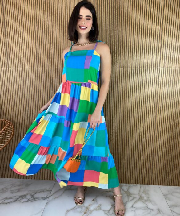 fernandaramosstore com br vestido midi sem bojo amarracao nas alcas estampado quadriculado copia