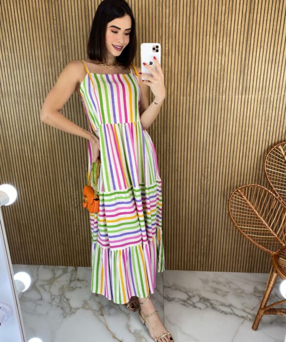 fernandaramosstore com br vestido midi sem bojo amarracao nas alcas listrado varias cores 1