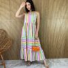 fernandaramosstore com br vestido midi sem bojo amarracao nas alcas listrado varias cores